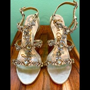 Sam Edelman Selena Gold Jeweled Sandal